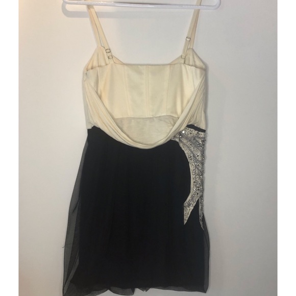 Guess by Marciano Black and White Beaded Dress XS - Picture 7 of 9
